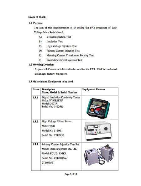 fat test for lv panels|Factory Acceptance Test (FAT) Procedure of LV Switchboards.